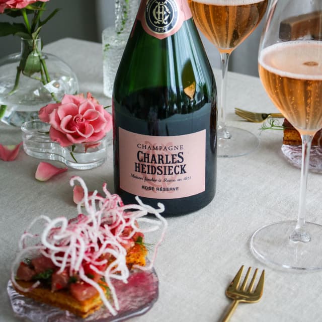 Charles-heidsieck-rose-tonfisktartar
