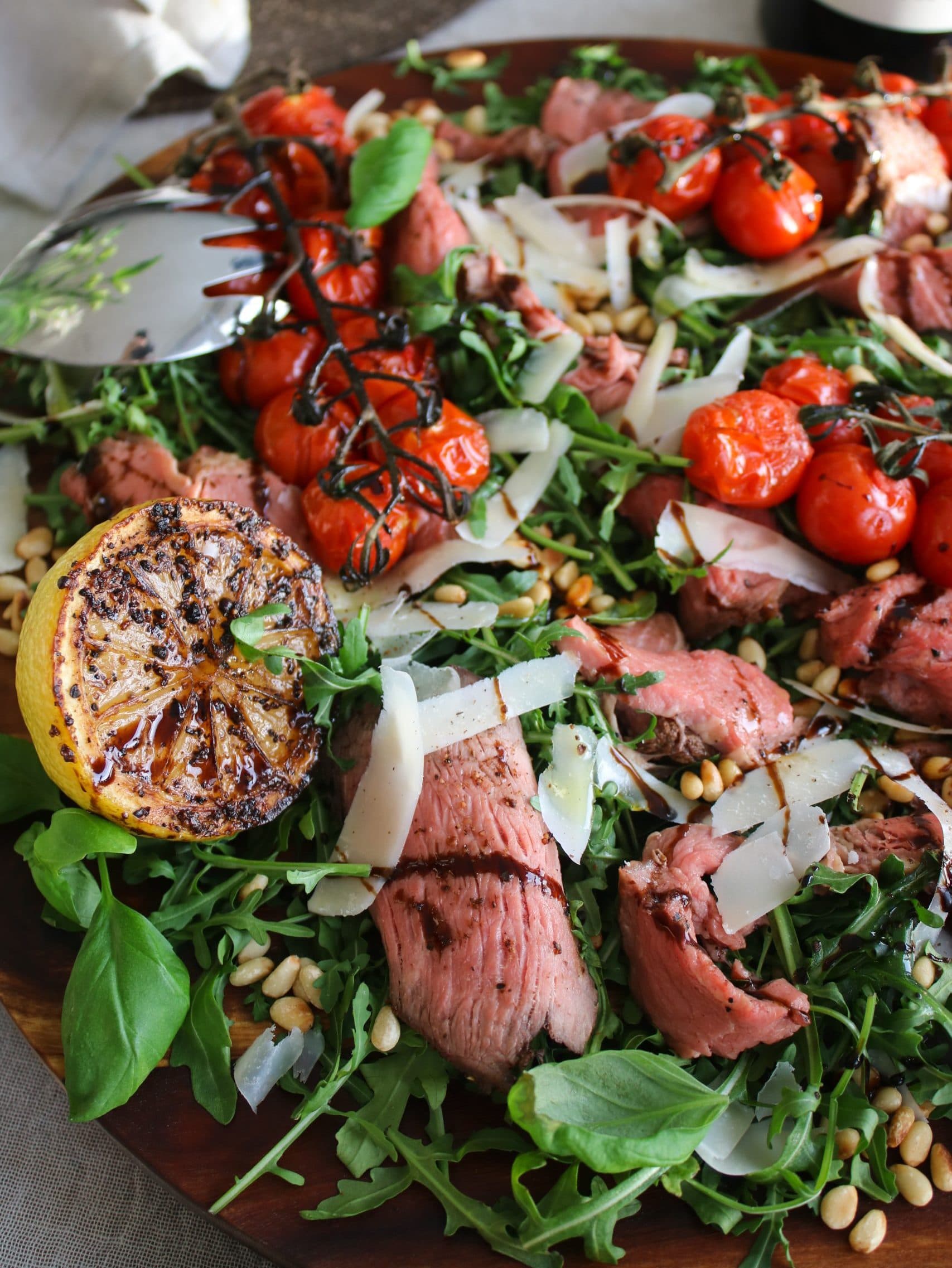 Biff Tagliata med Massolino Barolo