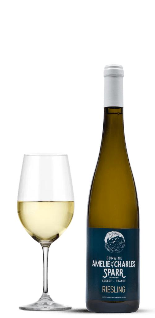 Charles Sparr Riesling Sentiment vitvinsflaska från Alsace.